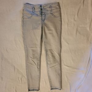 High rise "No Boundaries" skinny jeans